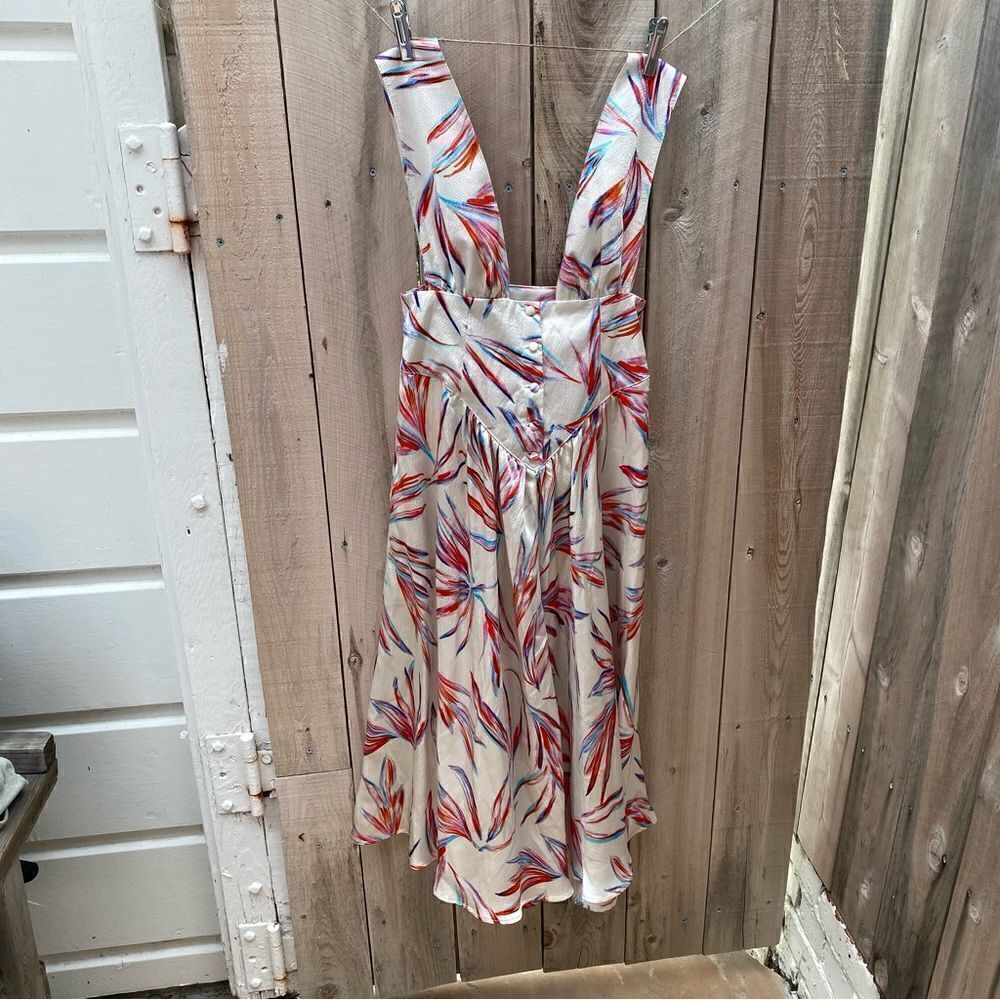 Vanessa Mooney the Venus midi silk dress size XS